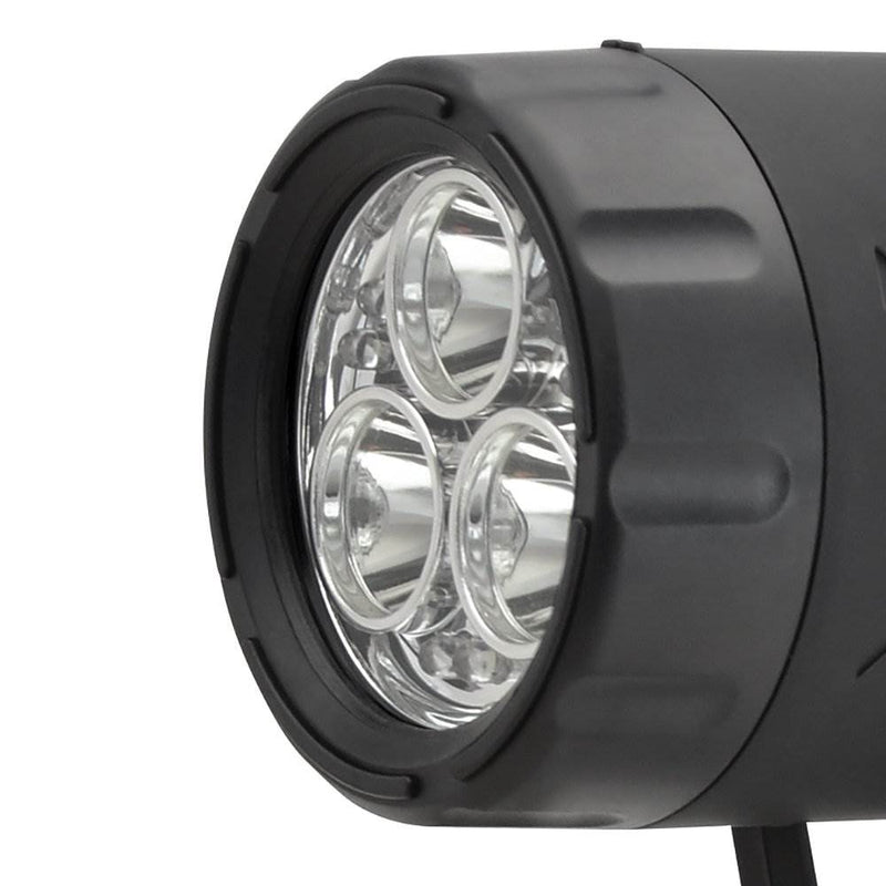 Cyclops Sirius 6 LED Light Long Range Safety Handheld Spotlight, Black (12 Pack)
