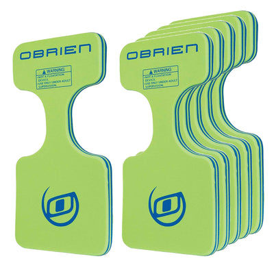 Obrien XL Thick Floating Foam Pool Water Saddle Swim Seat Chair, Green (6 Pack)