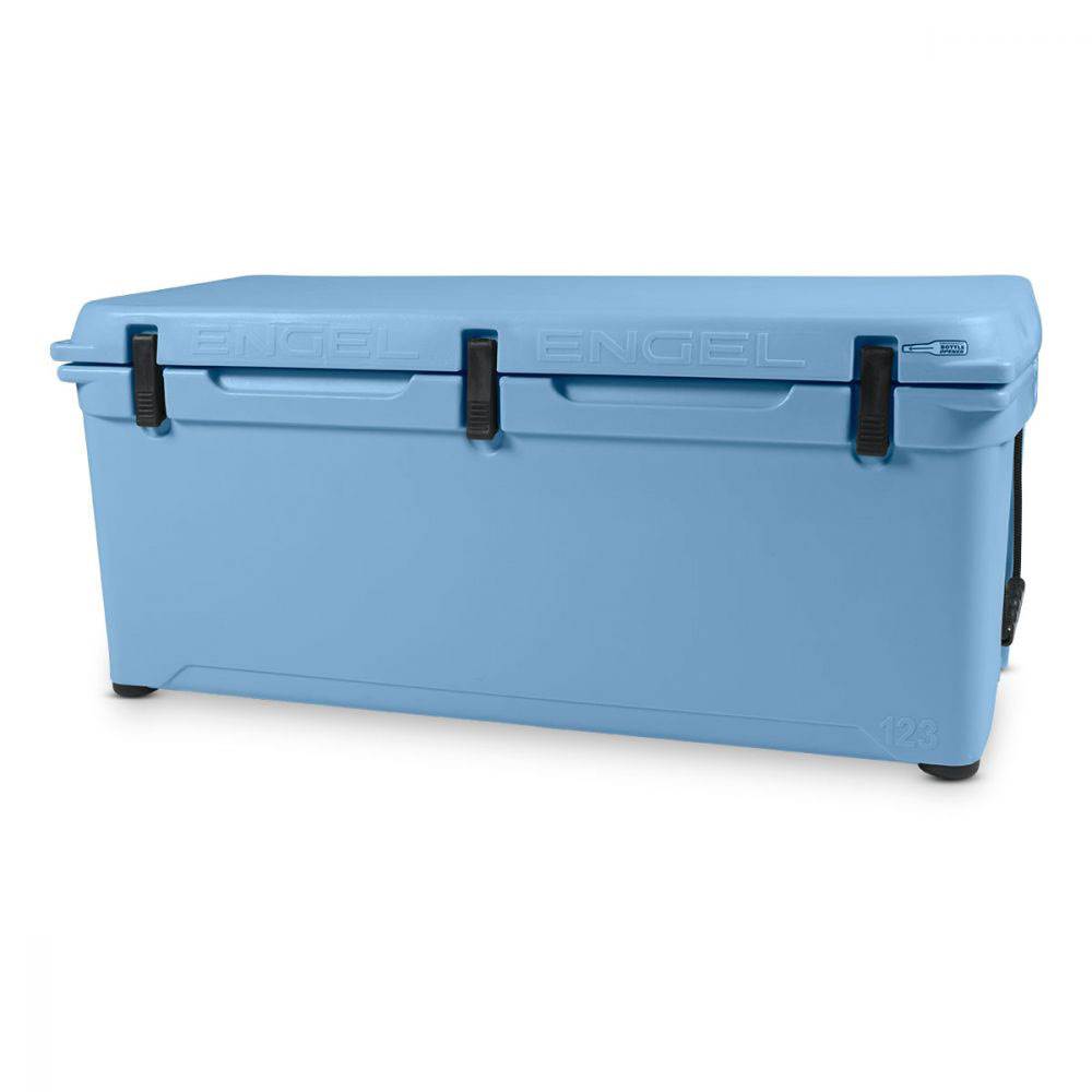 Engel 27 Gallon 130 Can 123 High Performance Molded Cooler, Arctic Blue (2 Pack)