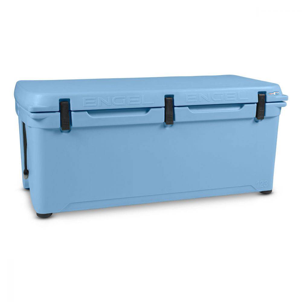 Engel 27 Gallon 130 Can 123 High Performance Molded Cooler, Arctic Blue (2 Pack)