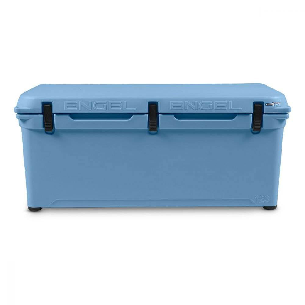 Engel 27 Gallon 130 Can 123 High Performance Molded Cooler, Arctic Blue (4 Pack)