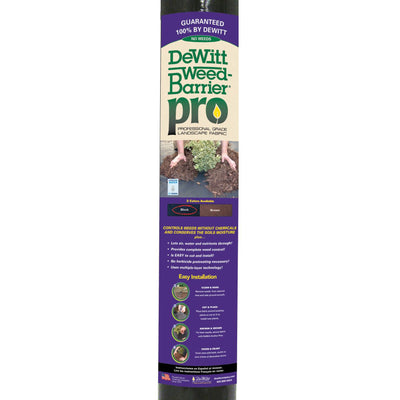 DeWitt Weed Barrier Pro Landscape Fabric (3 Ounces), 4' x 300' Refill (2 Pack)