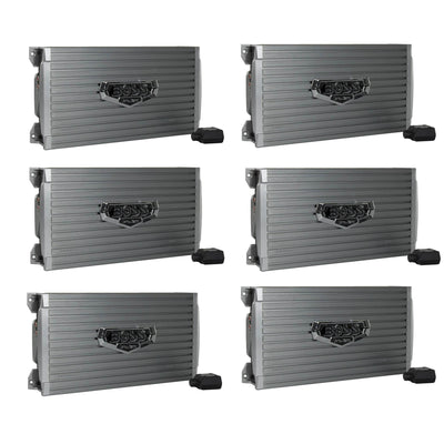 Boss Audio 1600 Watt 4 Channel Car Amplifier Power Audio with Remote (6 Pack)