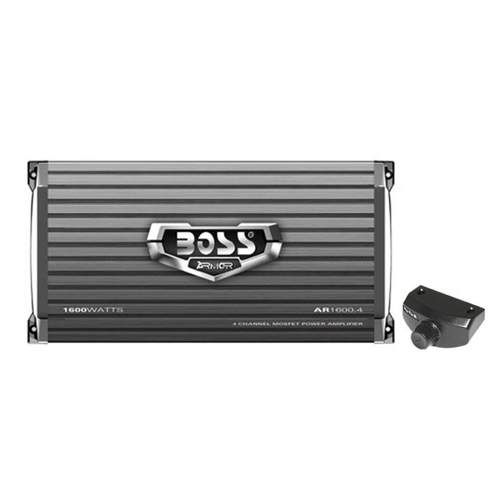 Boss Audio 1600 Watt 4 Channel Car Amplifier Power Audio with Remote (6 Pack)