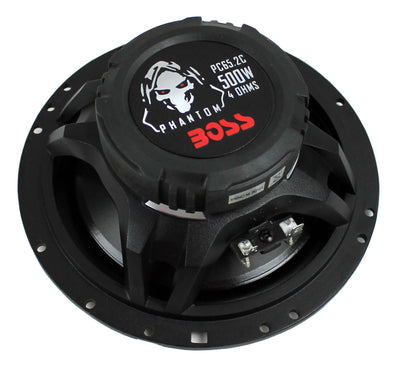 BOSS Audio PC65.2C 6.5" 500W 2 Way Car Component Speakers Set (4 Pair)