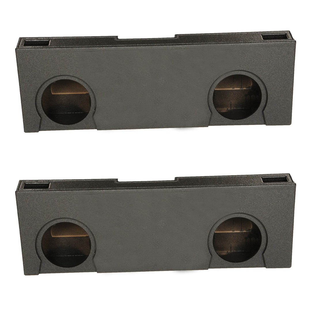 Q Power 2 Hole 2007-2013 GM/Chevy Crew Cab 10" Ported Subwoofer Box (2 Pack)