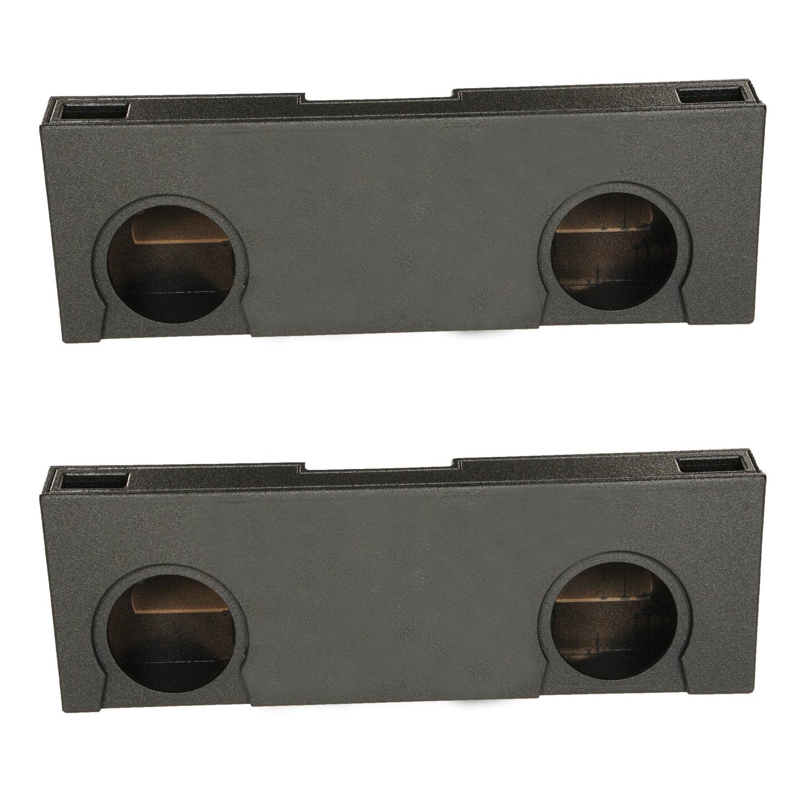 Q Power 2 Hole 2007-2013 GM/Chevy Crew Cab 10" Ported Subwoofer Box (2 Pack) - VMInnovations