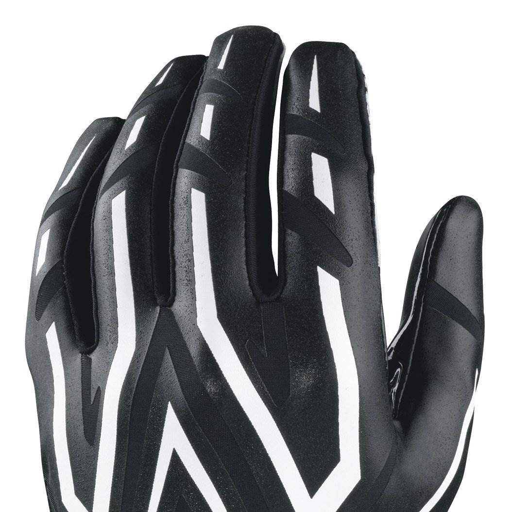 Wilson Black Adult MVP Clutch Skill Football Receiver Gloves, Small (6 Pack)