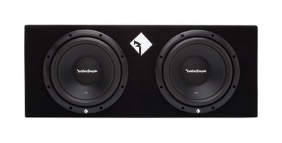 Rockford Fosgate 10" 800 Watts Dual Loaded Subwoofer Sub Enclosure (2 Pack)