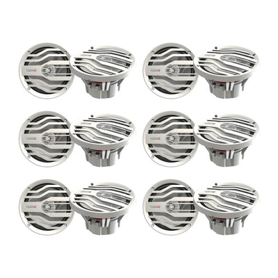 MB Quart NK2-116W 6.5" 120W 2-Way Coaxial Marine & Sports Speakers (12 Pack)
