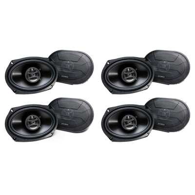 Hifonics Zeus 800 Watt 6 x 9 Inch 3 Way Car Audio Coaxial Speakers (8 Pack) - VMInnovations