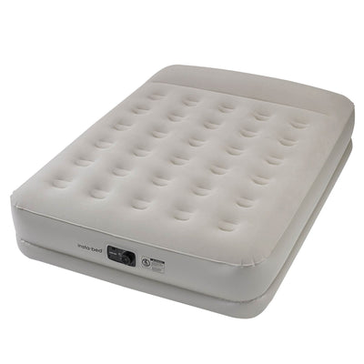 Insta Bed 20 Inch Queen Pillow Rest Inflatable Mattress Bed w/ AC Pump (2 Pack)