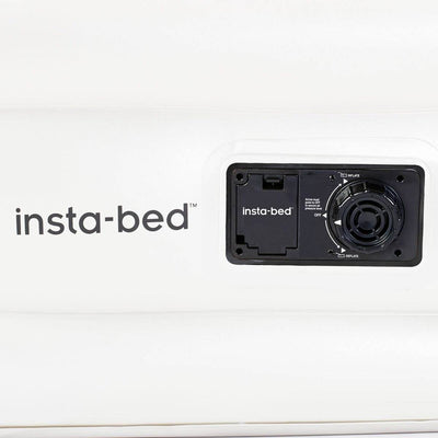 Insta Bed 20 Inch Queen Pillow Rest Inflatable Mattress Bed w/ AC Pump (2 Pack)