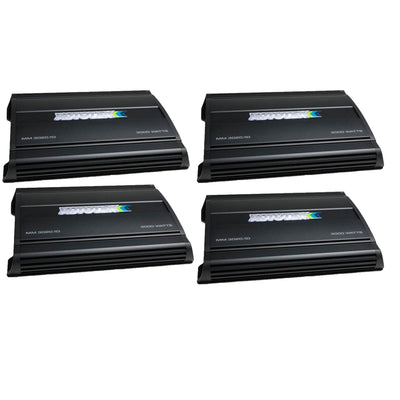 Autotek MM3020.1D Mean Machine 3000-Watt 1-Ohm Mono Amp w/ Remote (4 Pack)