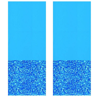 Swimline 24 Foot Round Above Ground Swimming Pool Wall Overlap Liner (2 Pack)