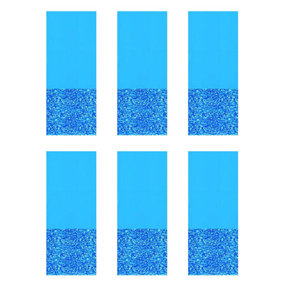 Swimline 24 Foot Round Above Ground Swimming Pool Wall Overlap Liner (6 Pack)