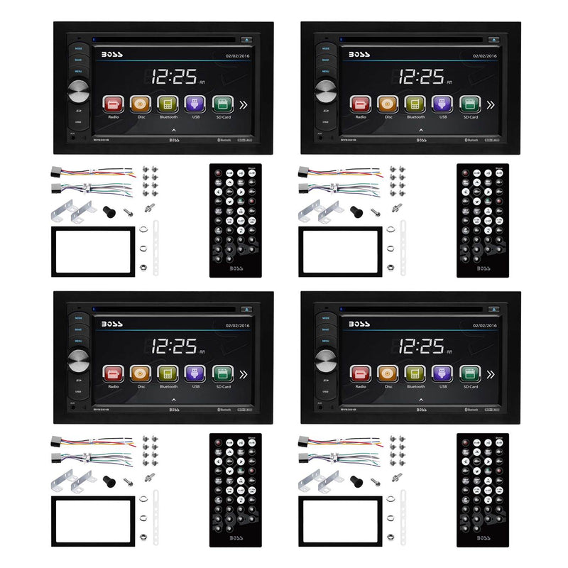 Boss Audio 320W Double DIN In-Dash Car Reciever w/ 6.2 Inch Touchscreen (4 Pack)
