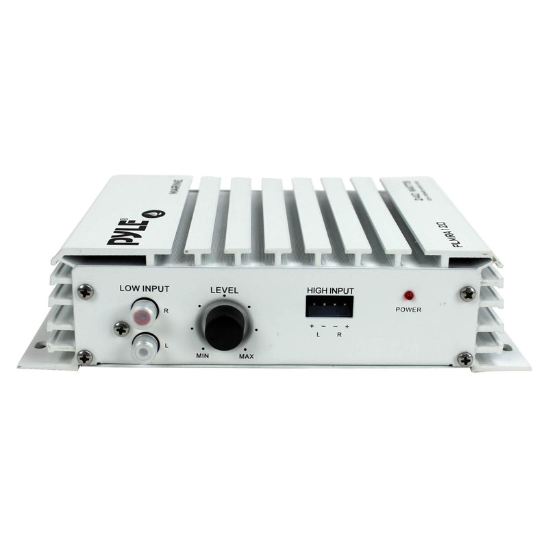 Pyle 240W 2 Channel Marine + Boat Waterproof Amplifier Audio Amplifier (12 Pack)