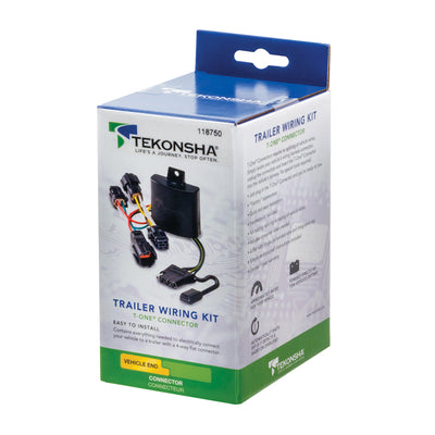Tekonsha T-One Circuit Protected Tow Harness T Connector Assembly (Open Box)