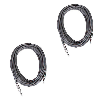 Peavey Professional PV 10' Instrument Cable for Amplifier Applications (2 Pack)