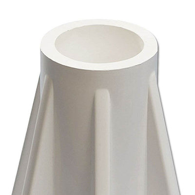 Saftron Polymer Pool Handrails and Ladders Surface Mounting Base, White (6 Pack) - VMInnovations