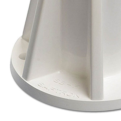 Saftron Polymer Pool Handrails and Ladders Surface Mounting Base, White (6 Pack) - VMInnovations