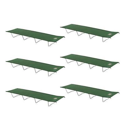Kamp-Rite Compact Lightweight Economy Cot, Use for Extra Bed or Lounge (6 Pack)