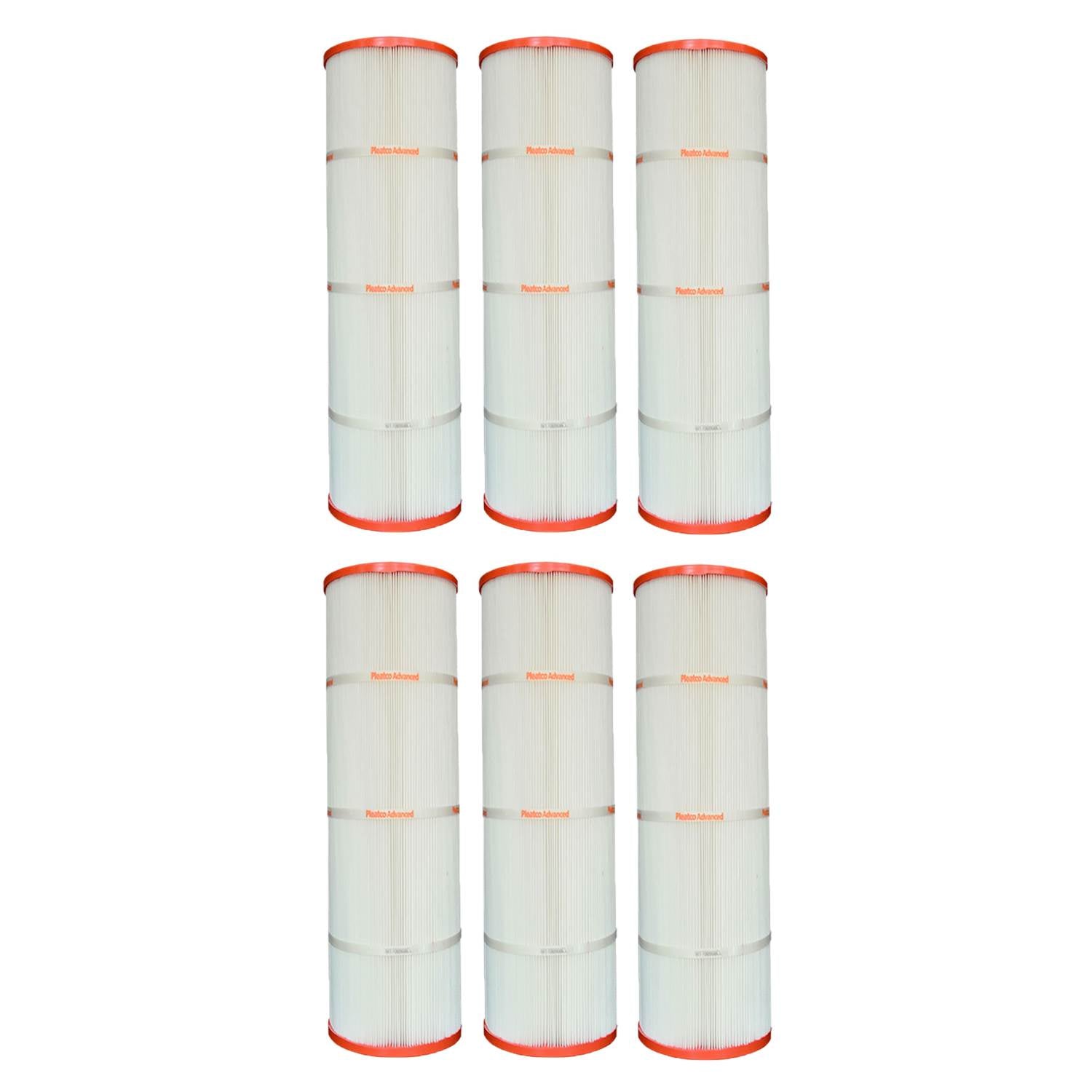 Pleatco PH155 Pool Replacement Cartridge Filter for Harmsco Tropic Flo (6 Pack)
