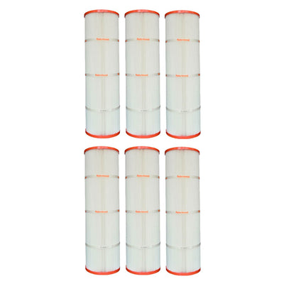 Pleatco PH155 Pool Replacement Cartridge Filter for Harmsco Tropic Flo (6 Pack)