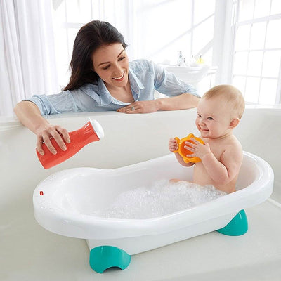 Fisher Price Grow with Me Infant Toddler Baby Go Bathroom Tub Bathtub (3 Pack)