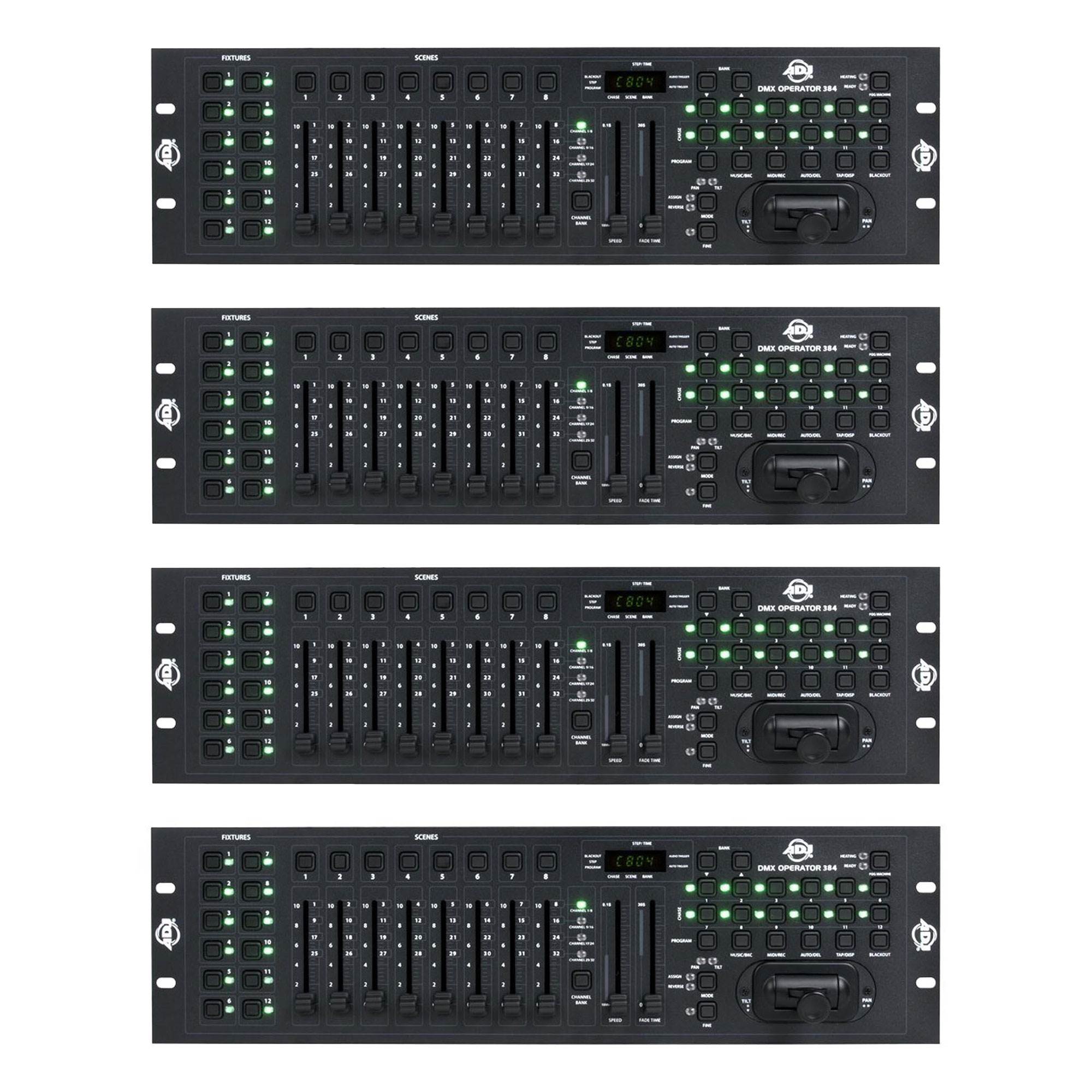 American DJ DMX and MIDI Operator 384 Channel Light Controller (4 Pack)