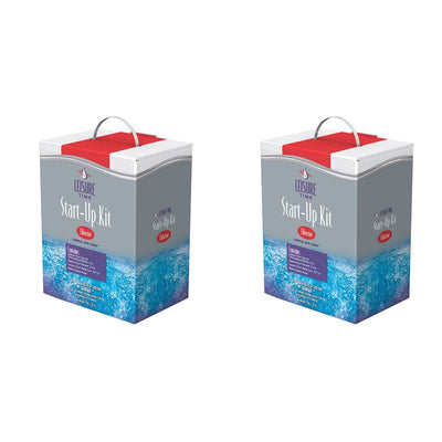 Leisure Time Chlorine Full Starter Spa Sanitizer Maintenance Kit (2 Pack)