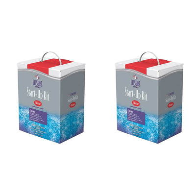 Leisure Time Chlorine Full Starter Spa Sanitizer Maintenance Kit (2 Pack)