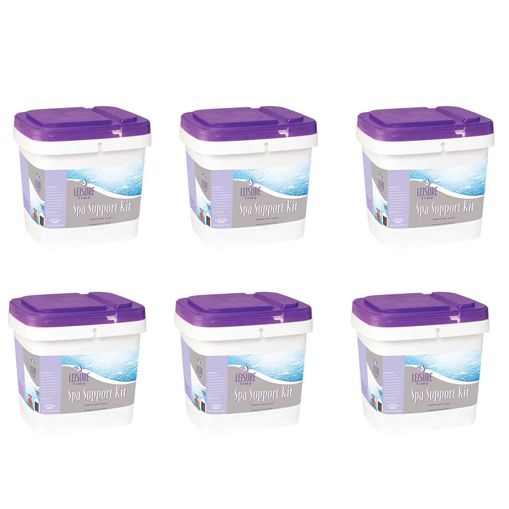 Leisure Time Luxurious Spa Support Kit w/ Assortment of Spa Products (6 Pack)