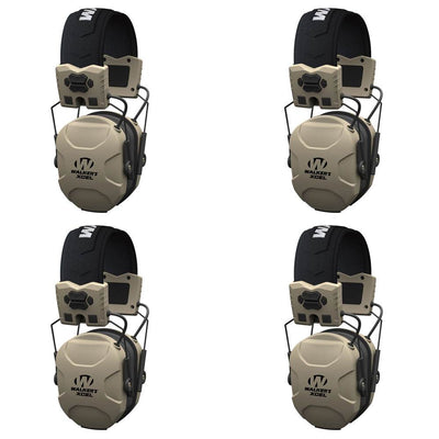 Walkers XCEL 100 Active Ear Hearing Protection Equipment Earphone Muff (4 Pack) - VMInnovations