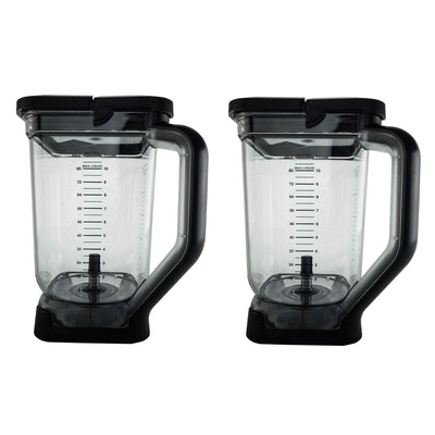 Ninja 88 Ounce Pitcher w/ Lid for Blenders with Auto-IQ (No Blades) (2 Pack)
