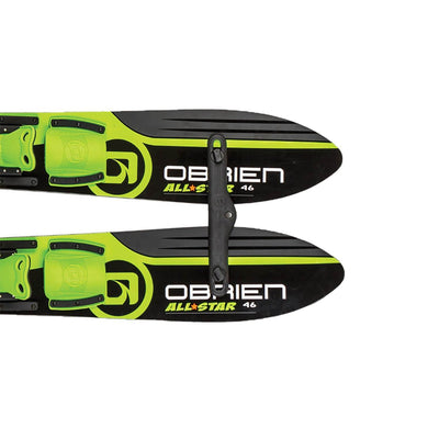 OBrien 46 Inch Children All Star Trainer Kids Combo Waterskis w/ Rope (2 Pack)