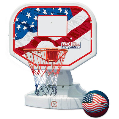 Poolmaster USA Competition Poolside Basketball Outdoor Pool Game & Ball (6 Pack)