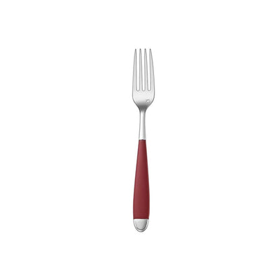 Cuisinart 20 Piece Forks Knives and Spoons Flatware Utensils Set, Red (2 Pack)