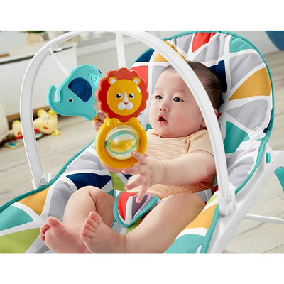 Fisher Price Portable Vibrating Newborn to Toddler Rocking Chair (2 Pack)