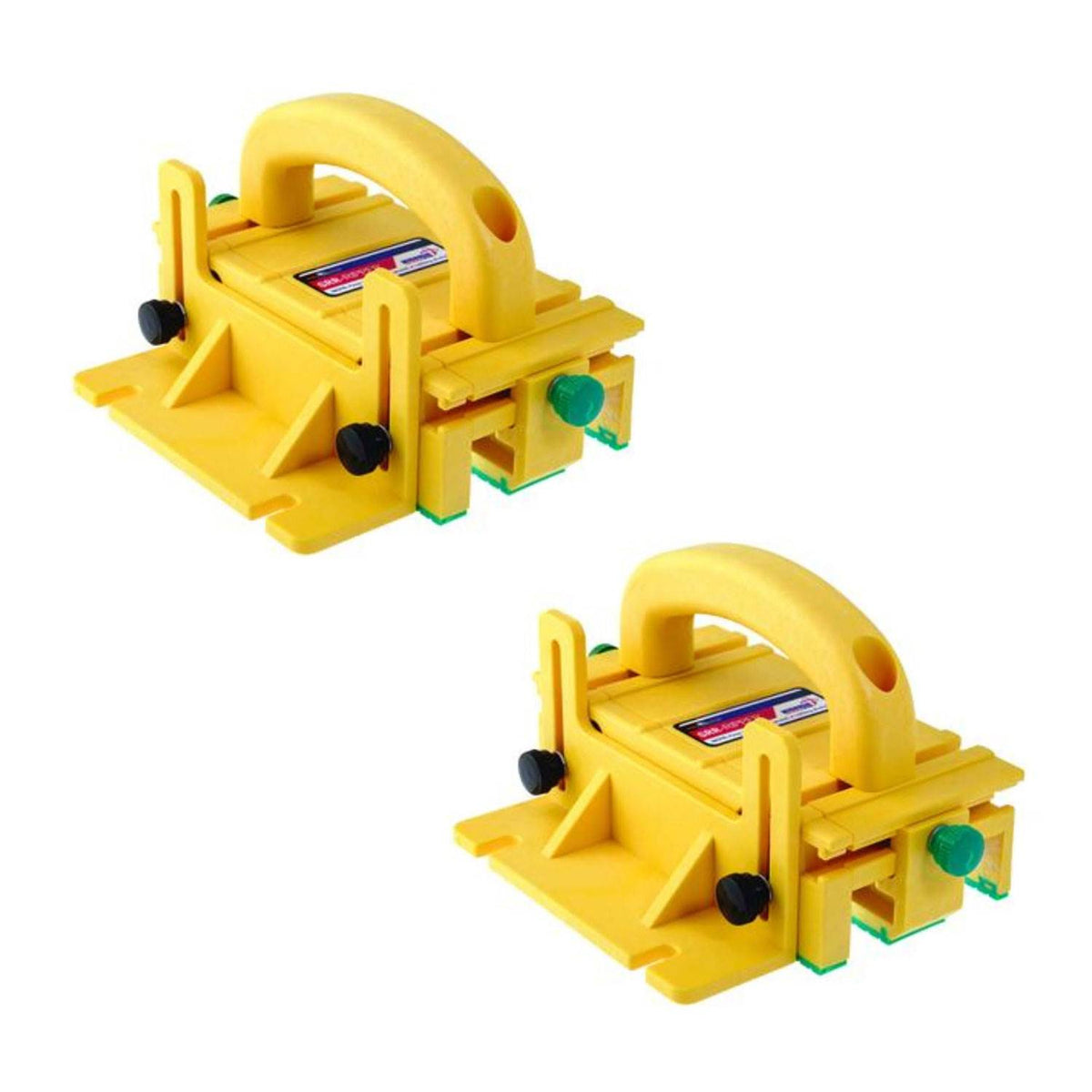 Microjig Woodworking Tool 3 Directional GRRRIPPER 3D Pushblock, Yellow (2 Pack)