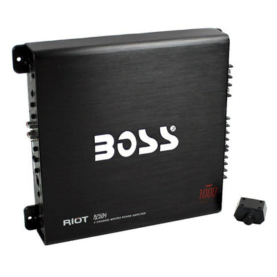 Boss Audio 1000W 4 Channel Car Audio Power Stereo Amplifier w/ Remote (2 Pack)