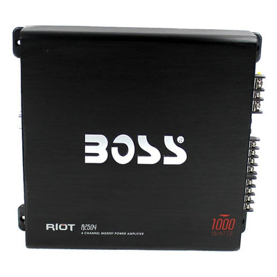 Boss Audio 1000W 4 Channel Car Audio Power Stereo Amplifier w/ Remote (2 Pack)