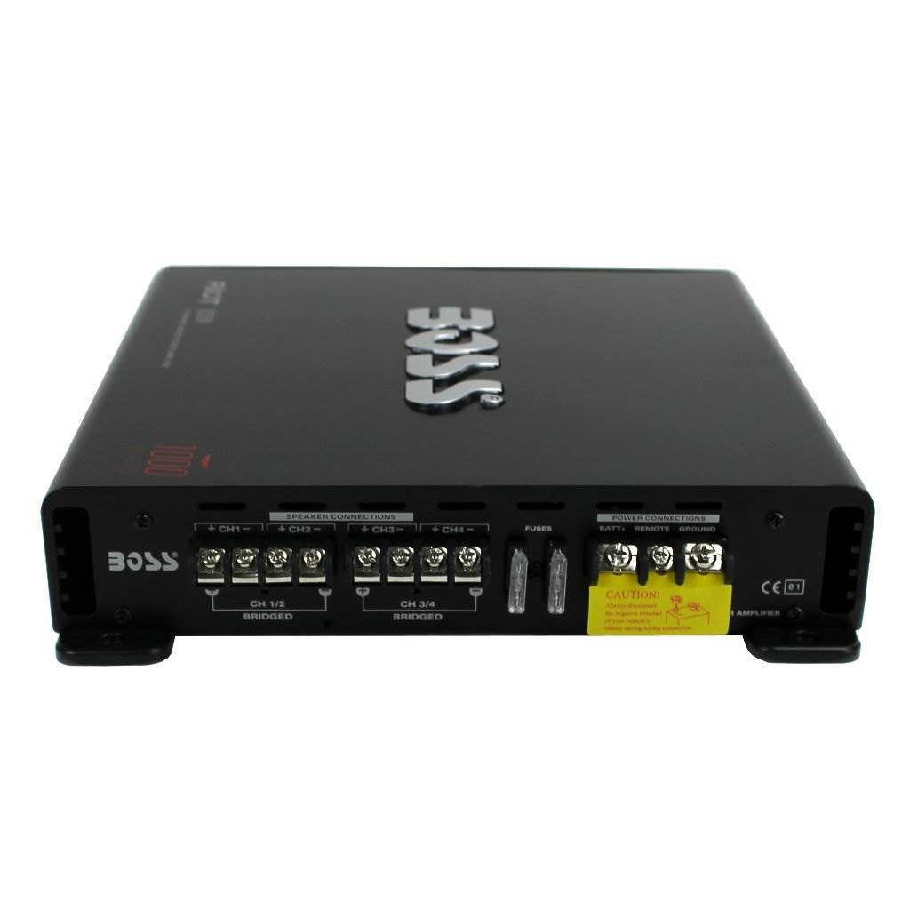 Boss Audio 1000W 4 Channel Car Audio Power Stereo Amplifier w/ Remote (2 Pack)