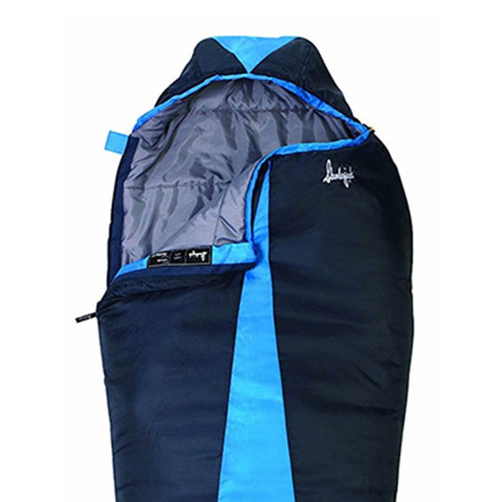 Slumberjack Latitude 40 Degree Polyester Mummy Sleeping Bag, Blue (2 Pack)