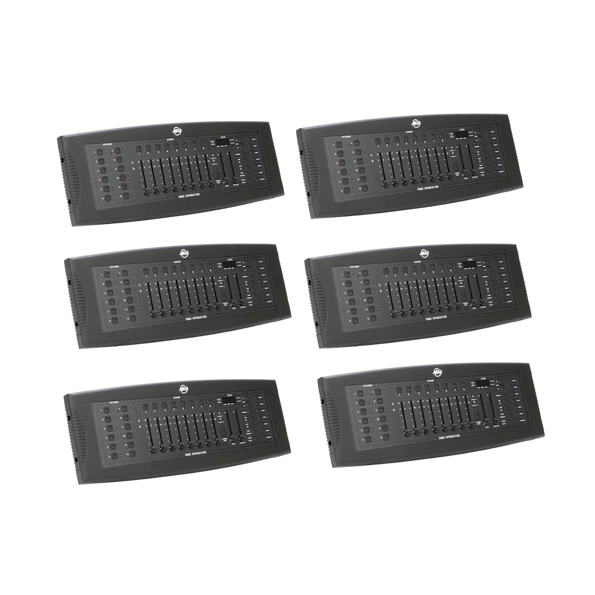 American DJ ADJ DMX Operator 192-Channel MIDI Lighting Controller Board (6 Pack)