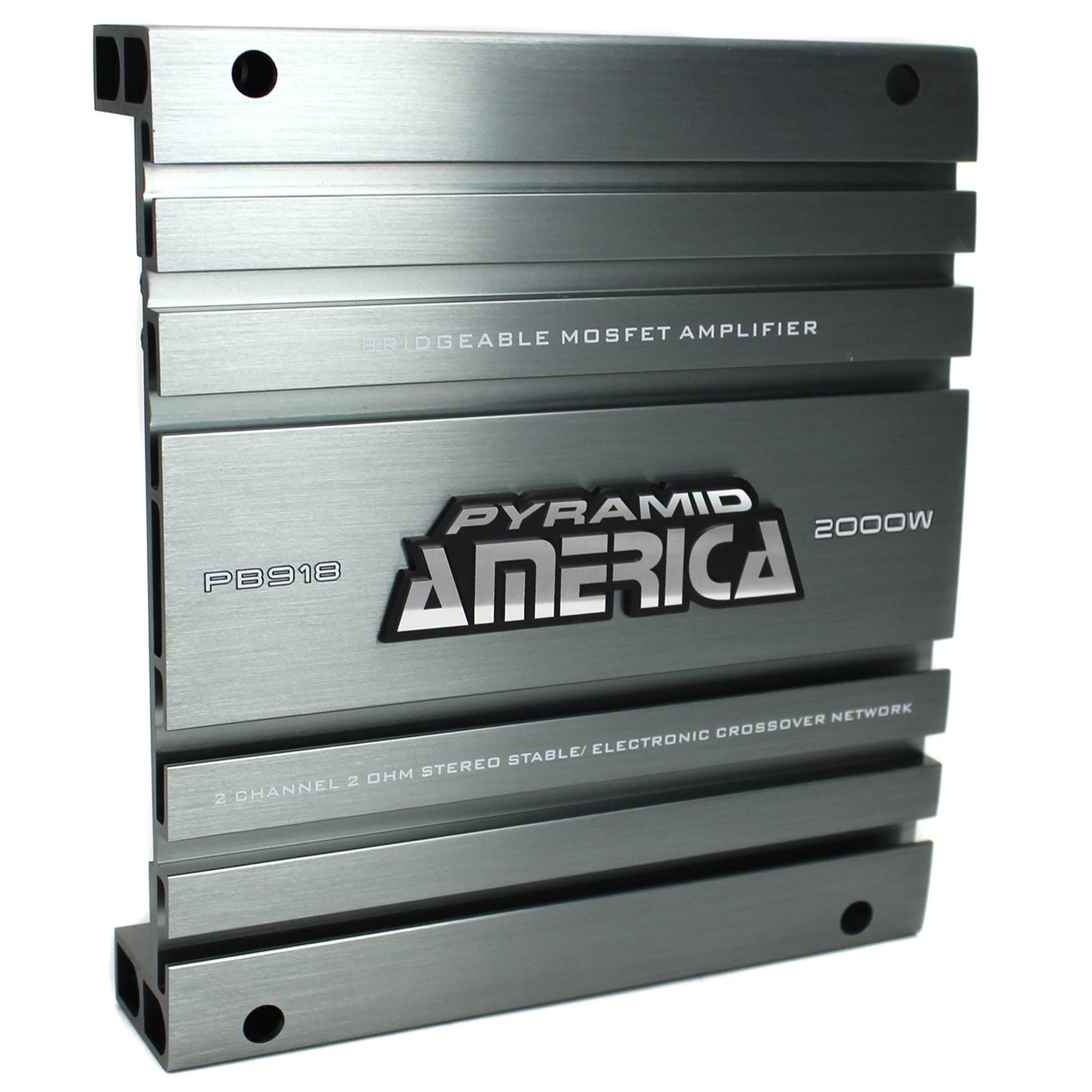 Pyramid PB918 2000W 2 Channel Car Audio Amplifier Power Amp Bridgeable (2 Pack) - VMInnovations