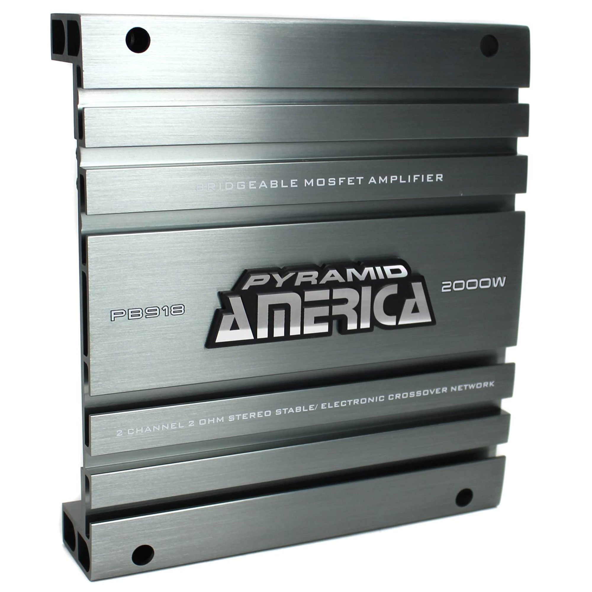 Pyramid PB918 2000W 2 Channel Car Audio Amplifier Power Amp Bridgeable (2 Pack) - VMInnovations