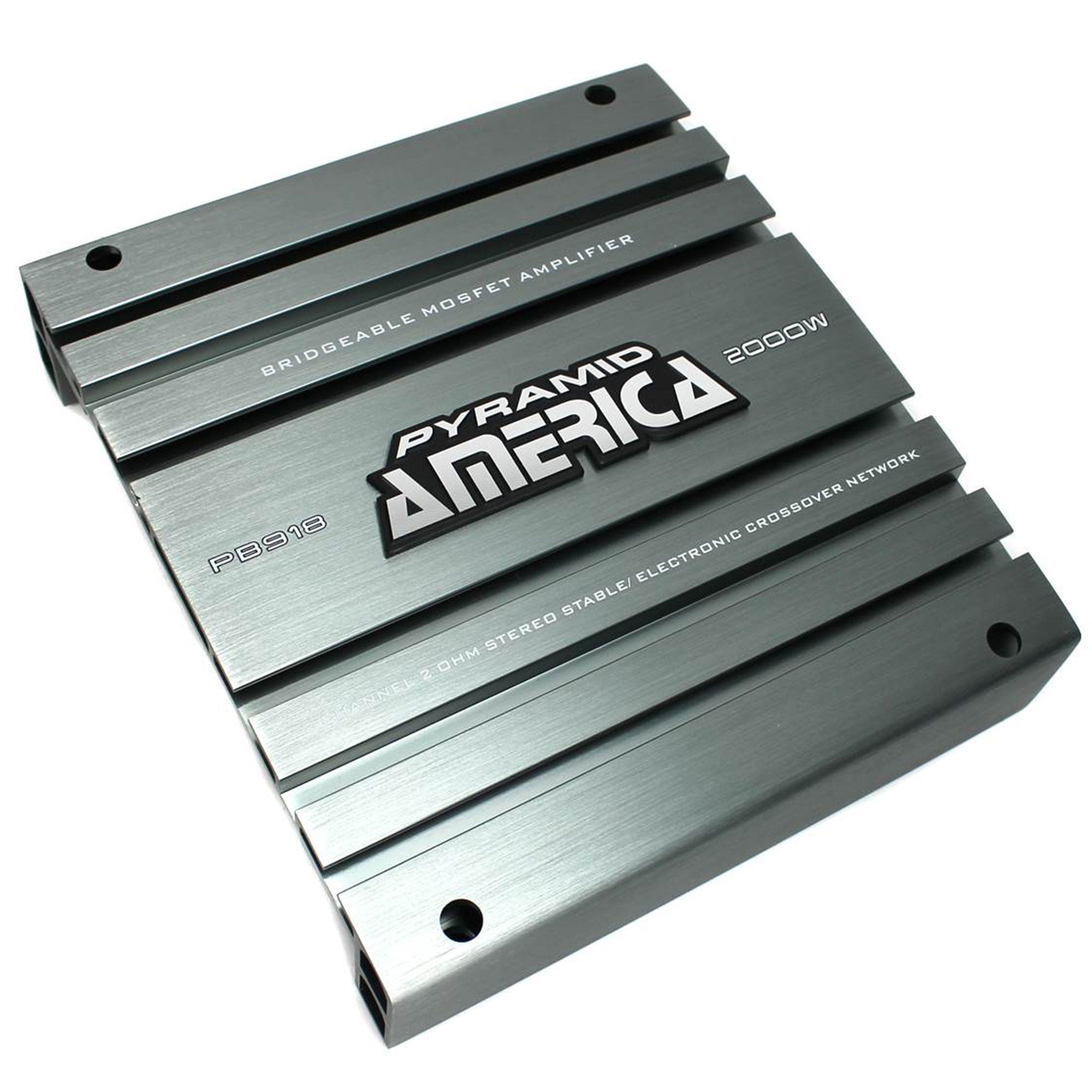 Pyramid PB918 2000W 2 Channel Car Audio Amplifier Power Amp Bridgeable (2 Pack) - VMInnovations
