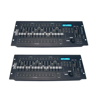 Chauvet DJ Obey 70 384 Channel LED Light, Fog & Strobe DMX Controller (2 Pack)